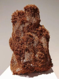 Zeitgenössische abstrakte Kupfer-Skulptur, einzigartiges Werk, Serie Landscape #1