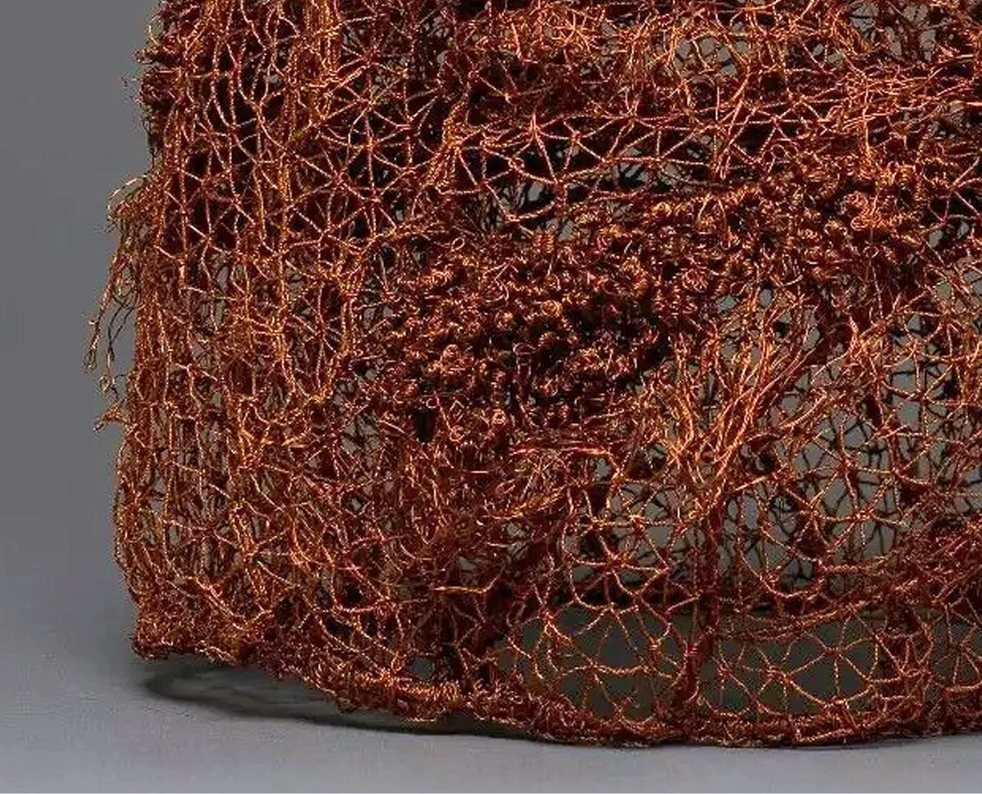 Edition 1/1 

About the artwork: 
Huang Zhen use the modern familiar material copper wire as the medium for The Series of Landscape- Shanshui. By weaving the image manually, his interior landscape emphasize the expression of the aesthetic