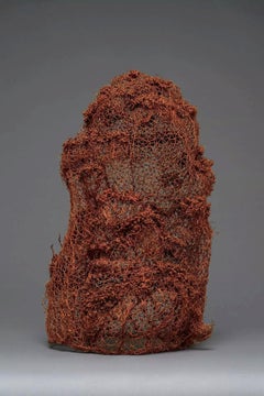 Zeitgenössische abstrakte Kupfer-Skulptur-Unikat-Arbeit Serie Landschaft #2