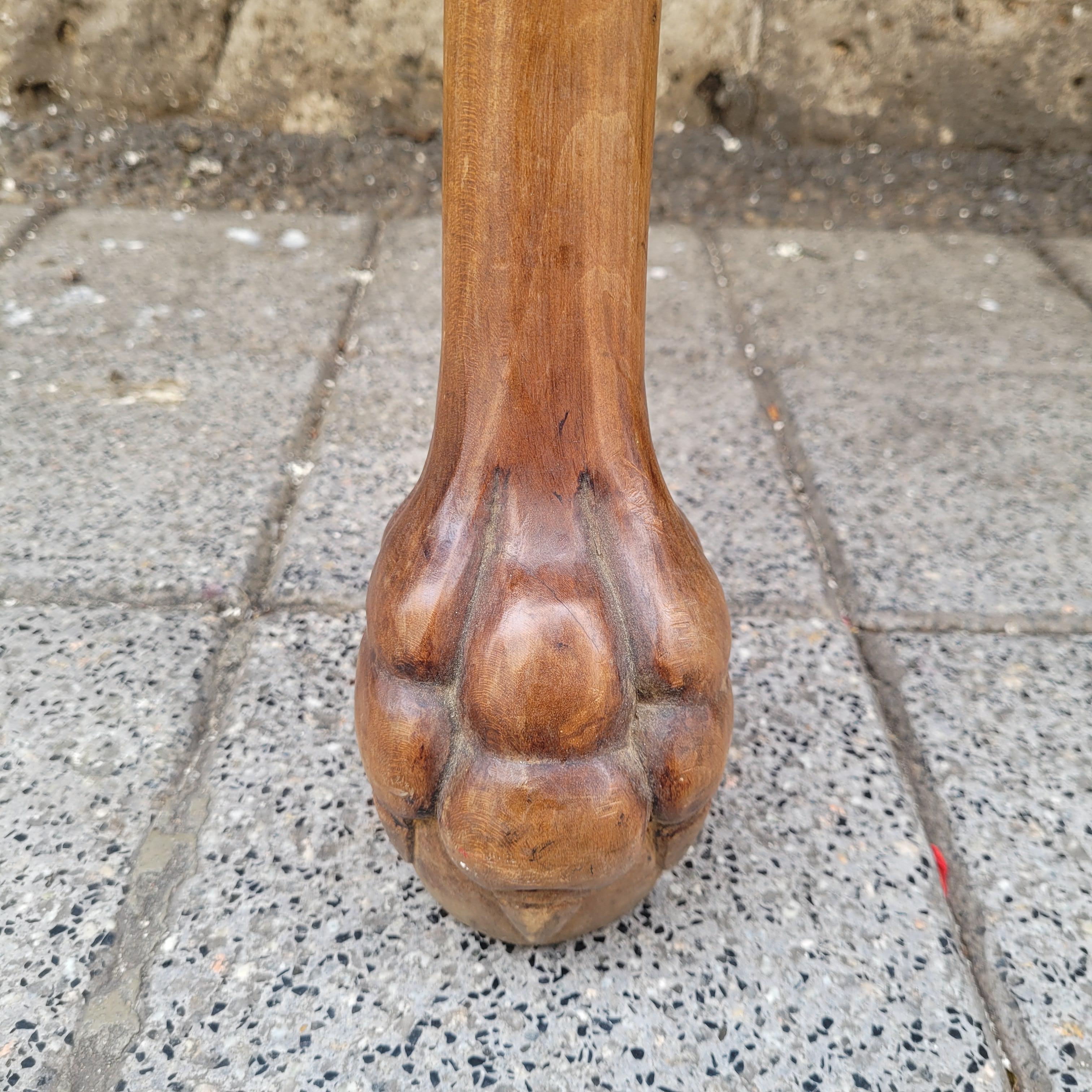 Huanghuali Demilune Table, Yueyazhuo. im Angebot 12