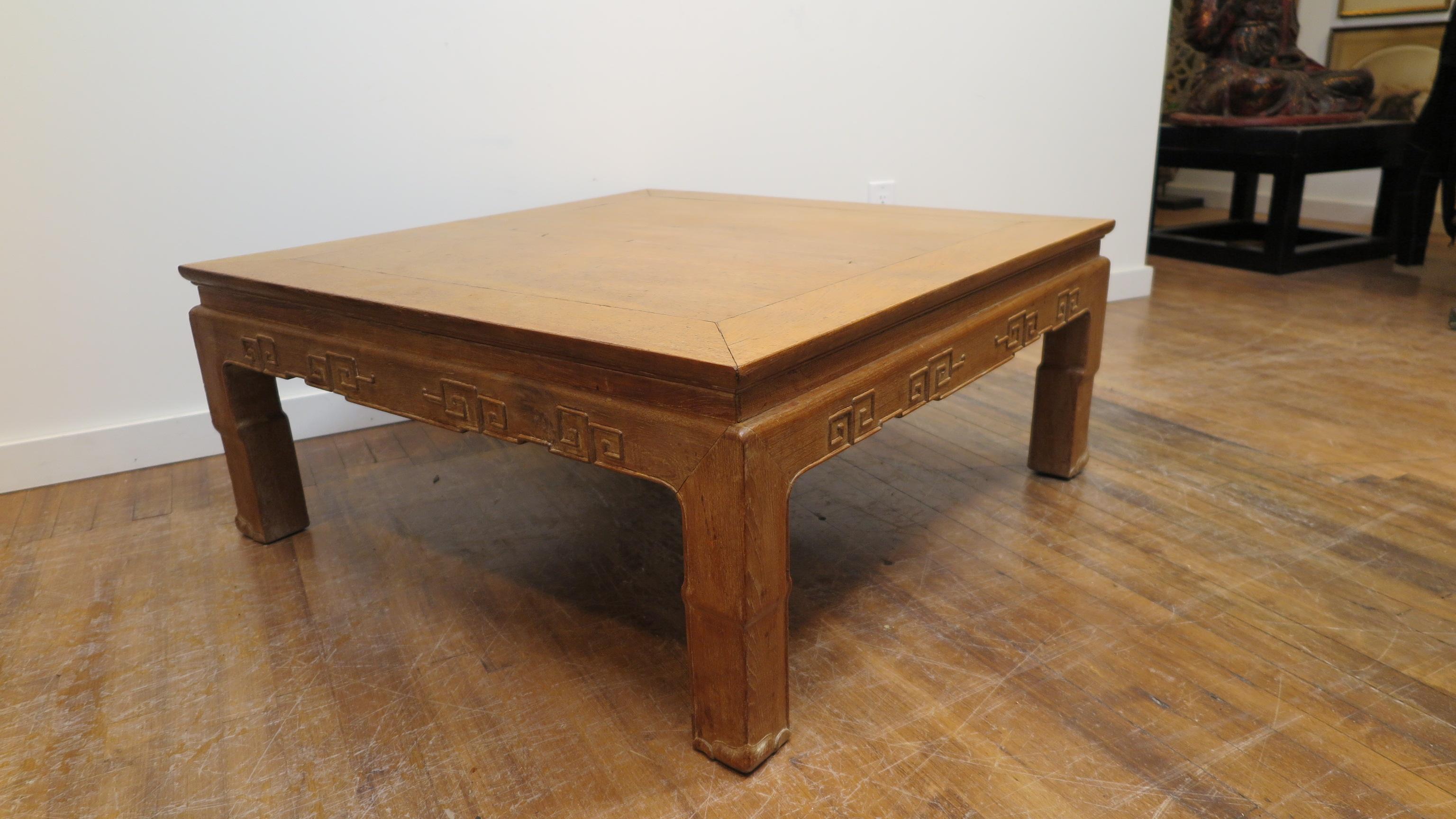 Chinese Huanghuali wood table, 20th century. This table was purchased in Hong Kong 1956 and shipped to the USA. From family of original owner. Huang refers to the older pieces of furniture made form the highest quality of Huali Wood 
