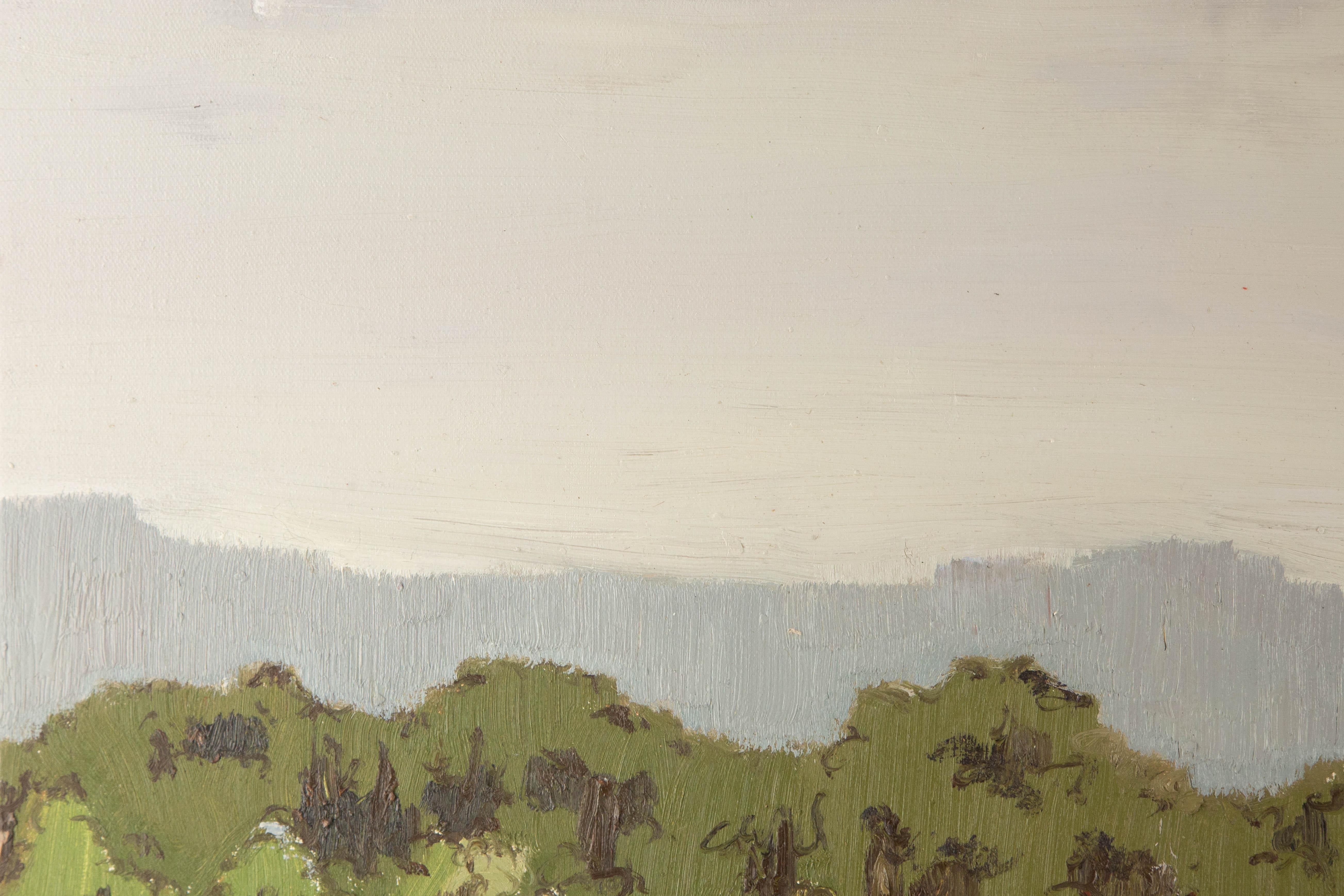 Huayi Wang Landscape Original Oil On Canvas 
