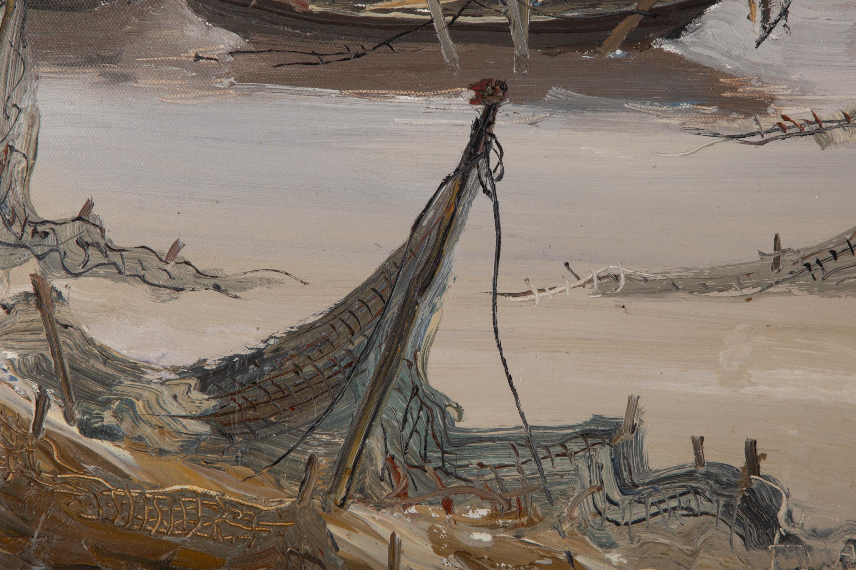 HuaYi Wang Paisaje Original Óleo Sobre Lienzo 