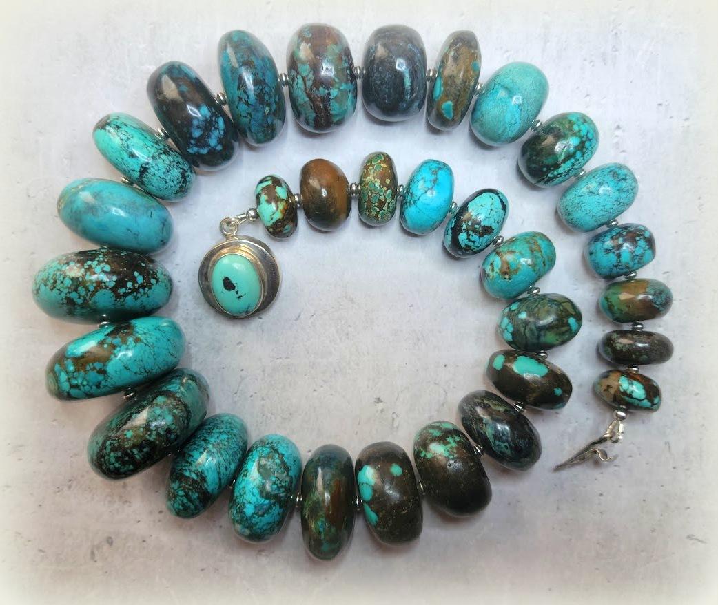 Women's Hubei Turquoise Necklace For Sale
