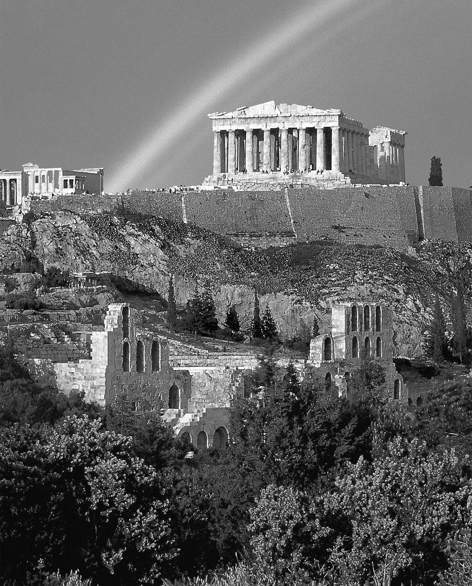 2000  'The Acropolis, Athens' - Print by Huber R. Schmid