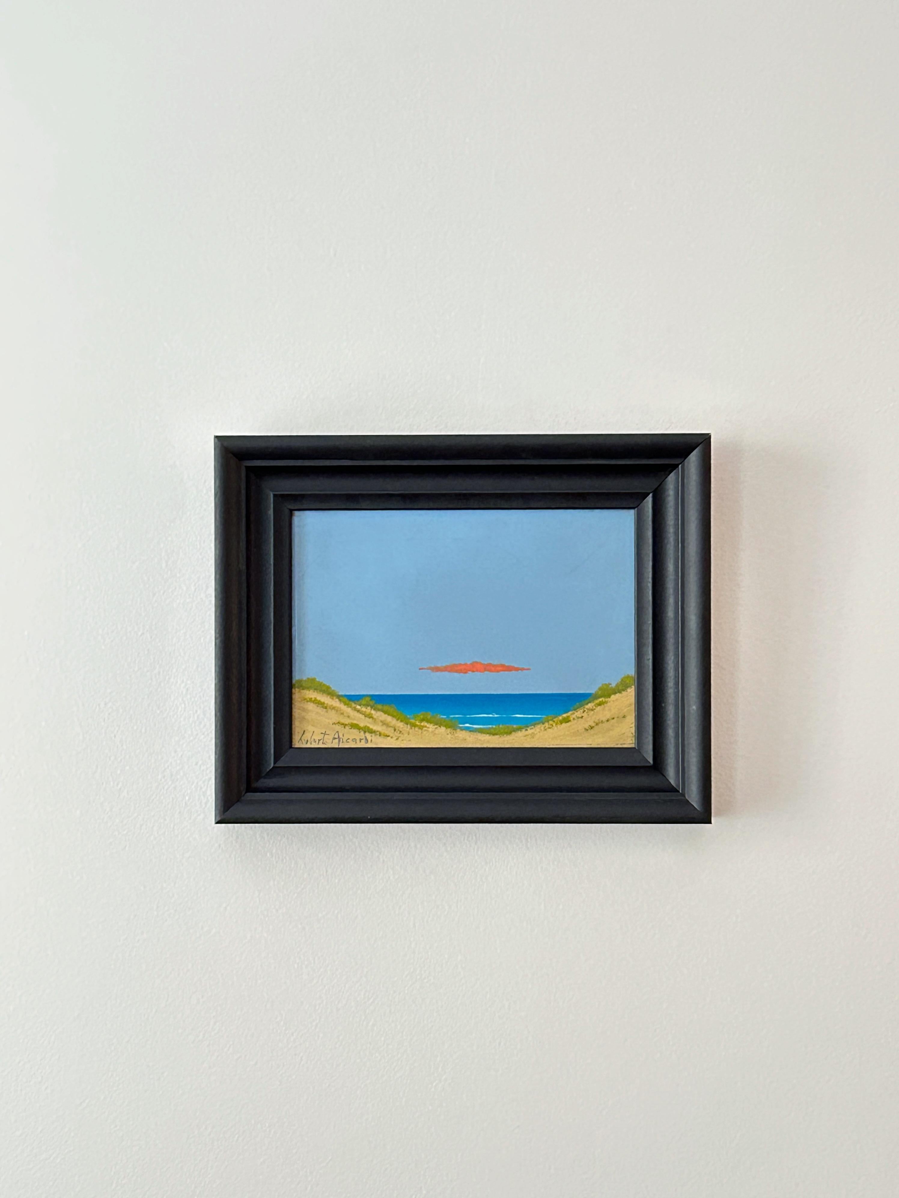 Hubert Aicardi, Wolke, ca. 1960, Öl auf Isorelplatte im Angebot 2
