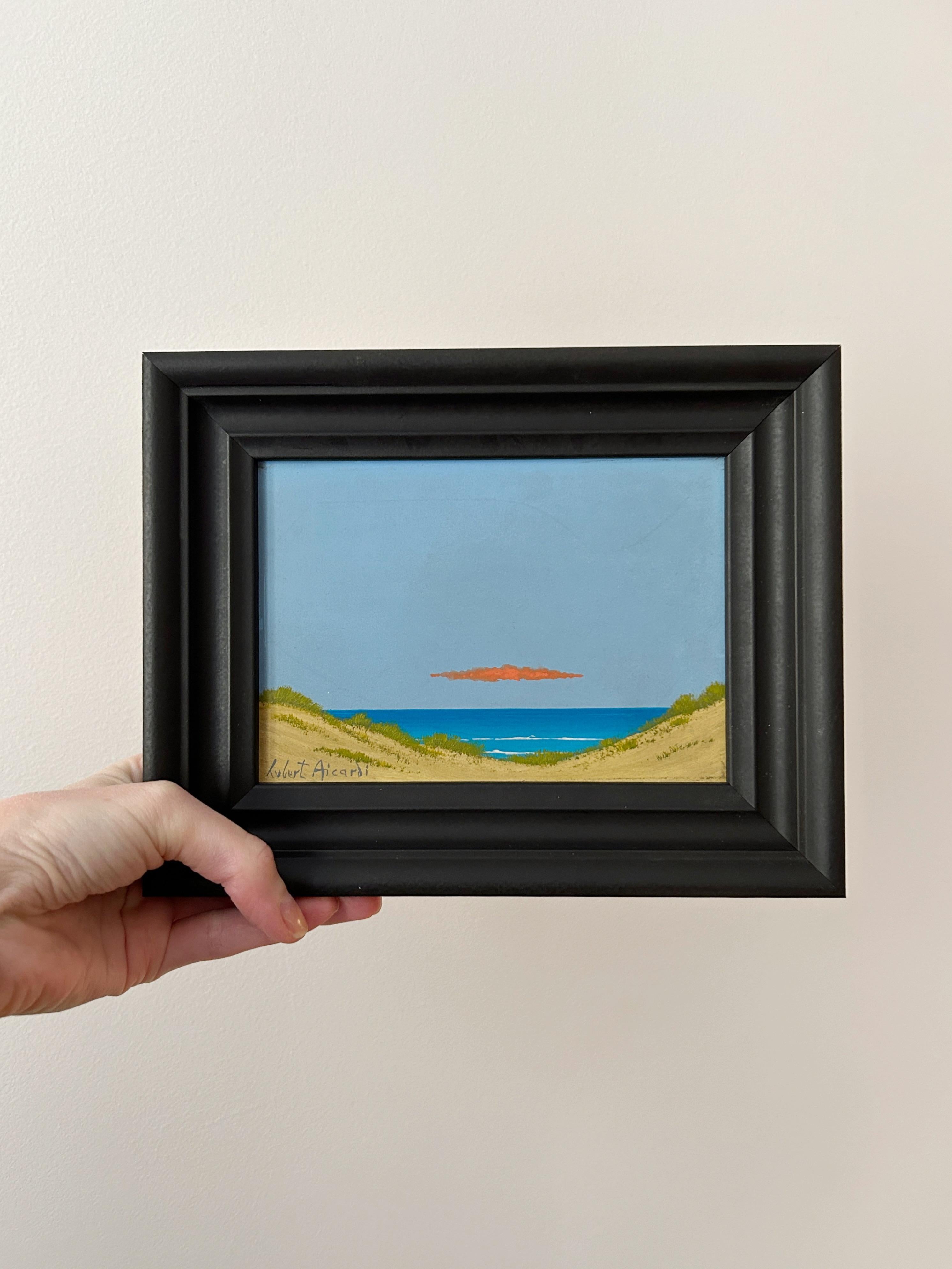 Hubert Aicardi, Wolke, ca. 1960, Öl auf Isorelplatte im Angebot 3