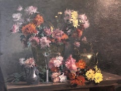 Ölgemälde:: Stillleben-Blumen:: von Hubert Bellis (Belgium 1871-1902)