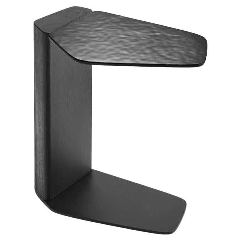 Table d'appoint noire Hubert en vente