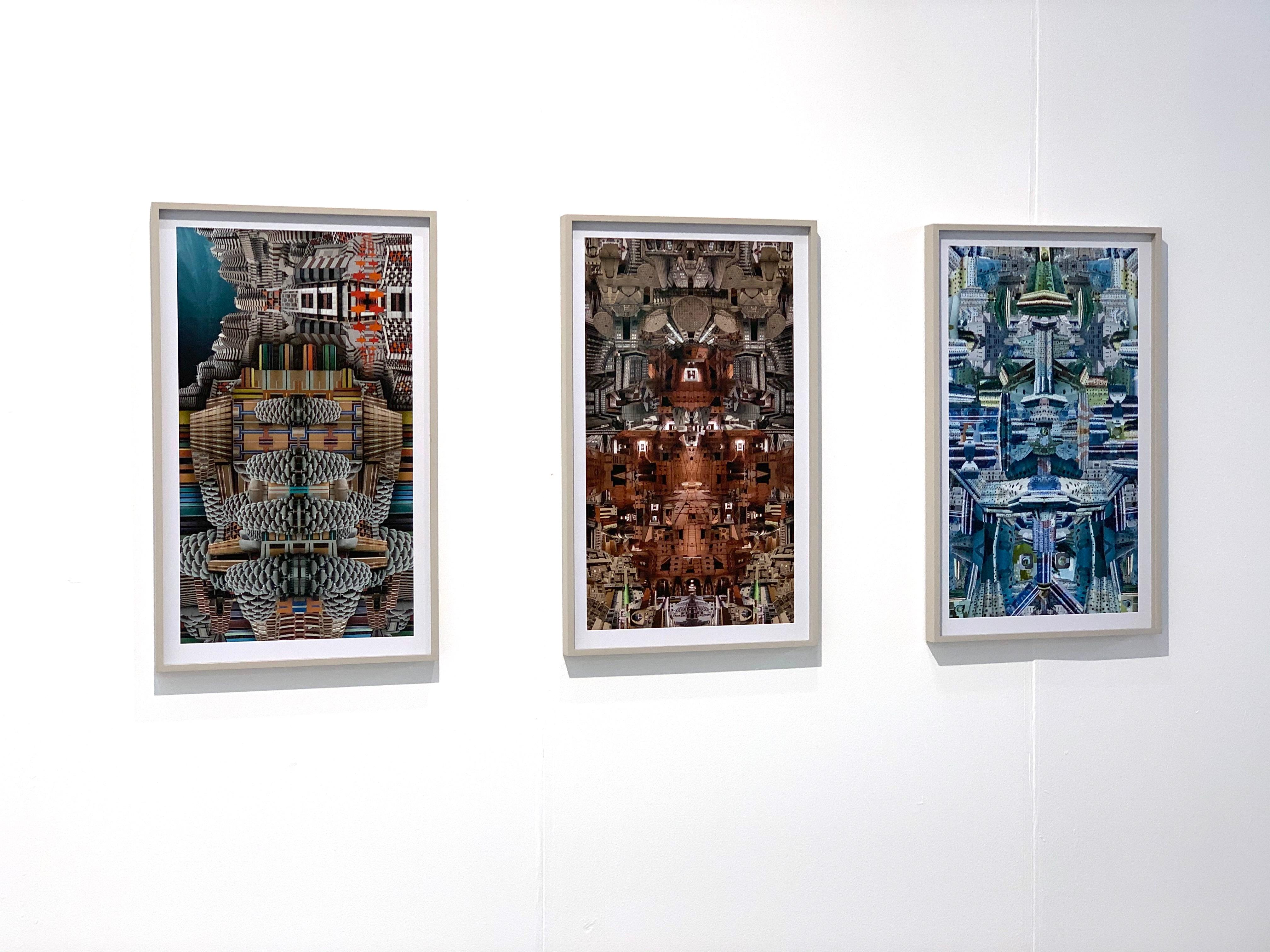 La Valeur de la vie (Noisy) - Photographie numérique de paysages urbains contemporains - Beige Landscape Photograph par Hubert Blanz