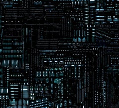 Urban Codes 01 - Contemporary Abstract Architectural City Photography By Night
