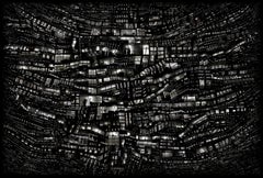 Urban Codes 02 - Photographie de ville architecturale abstraite contemporaine par nuit