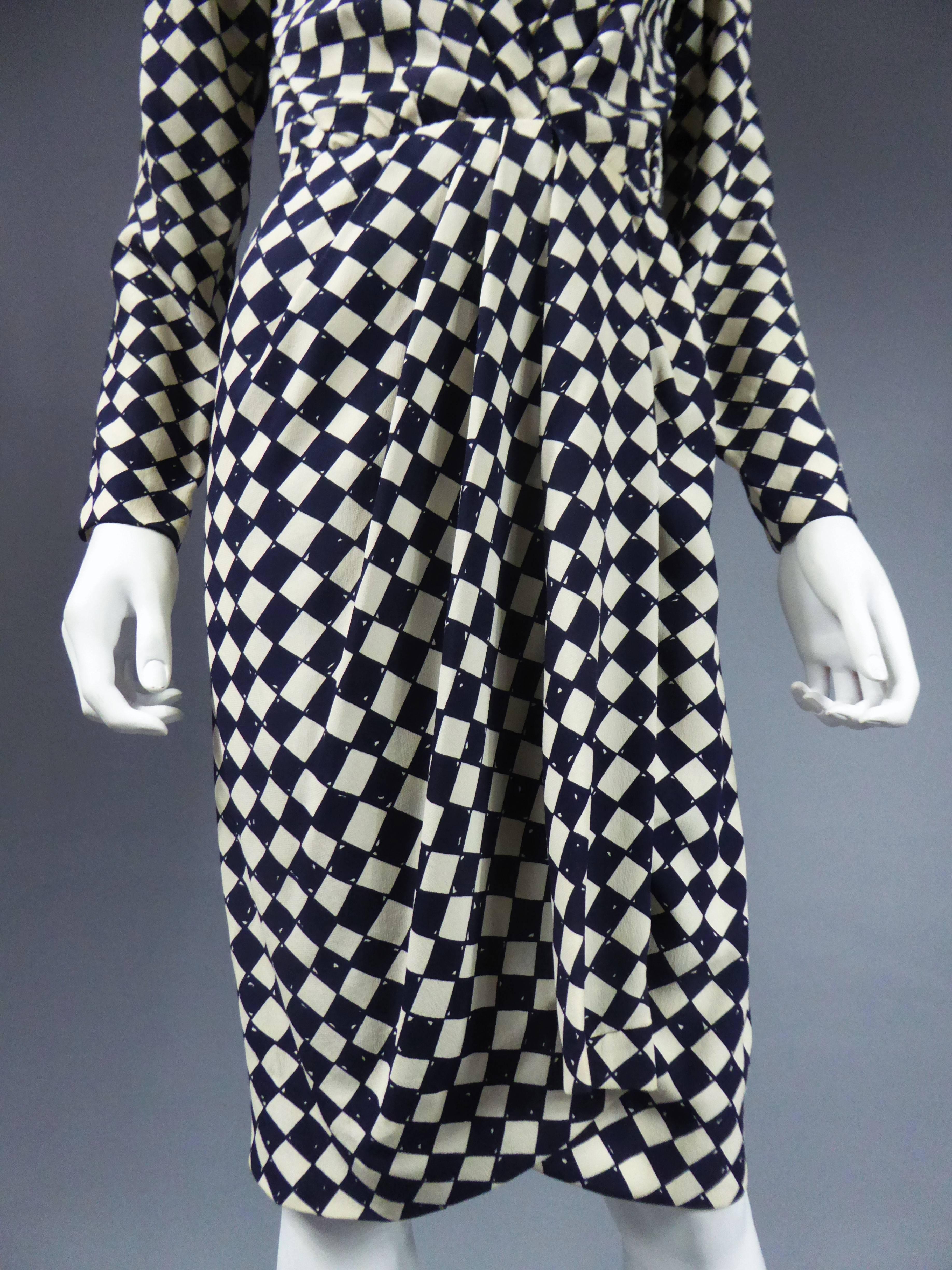 Hubert de Givenchy Haute Couture Numbered 77304 In Excellent Condition In Toulon, FR