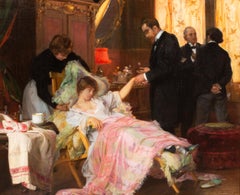 'Une Consultation de Sigmund Freud' by Hubert - Denis Etcheverry (1867 – 1950)