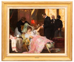 Une Consultation de Sigmund Freud" de Hubert-Denis Etcheverry (1867 - 1950)
