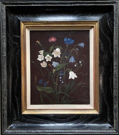 Hubert Henrard - Nature morte belge du 19e siècle, fleurs sauvages