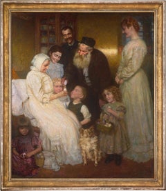 Egg Tapping On Easter Sunday By Hubert Ritzenhofen