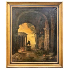 Hubert Robert, 18th Century French Oil Painting, Attribution