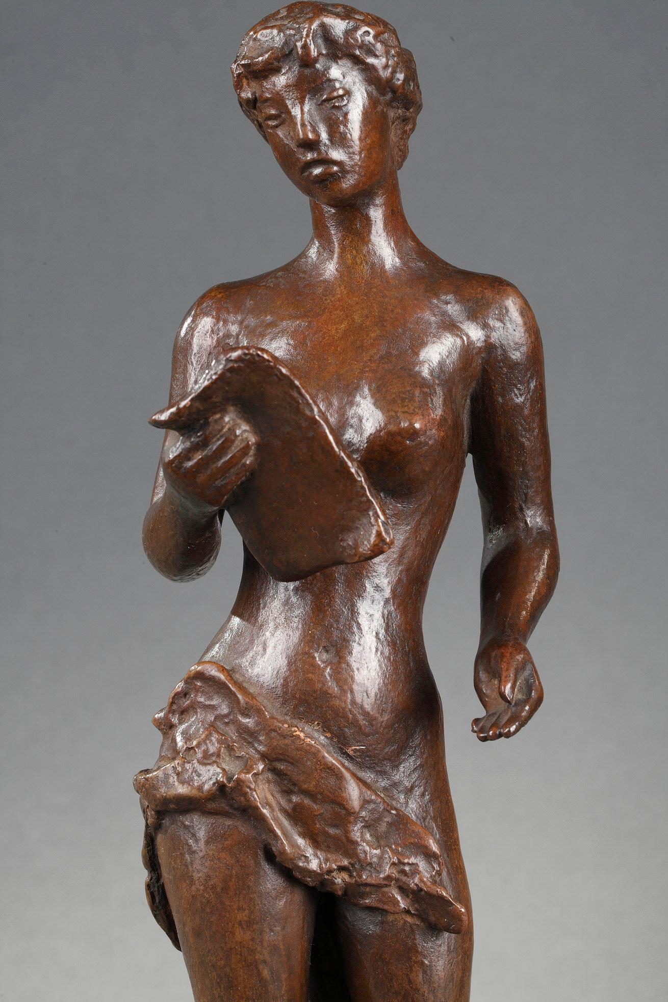 Singen – Sculpture von Hubert Yencesse