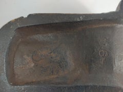 Hubley Cast Iron Lil Red Riding Hood & the Wolf Door Stop in Old Original Paint