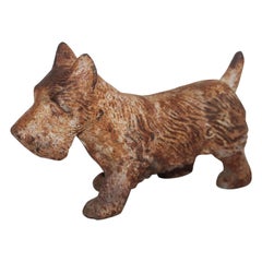 Antique Hubley Cast Iron Scottie Door Stop