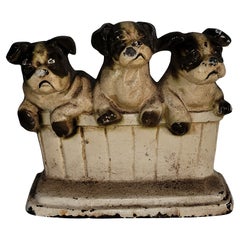 Hubley Puppies Door Stop