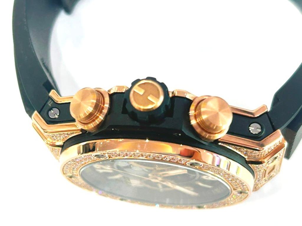 Uomo Hublot Big Bang Unico King Gold Pave in oro rosa 18K 44MM 421.OX.1180.RX.1704 B.B. in vendita