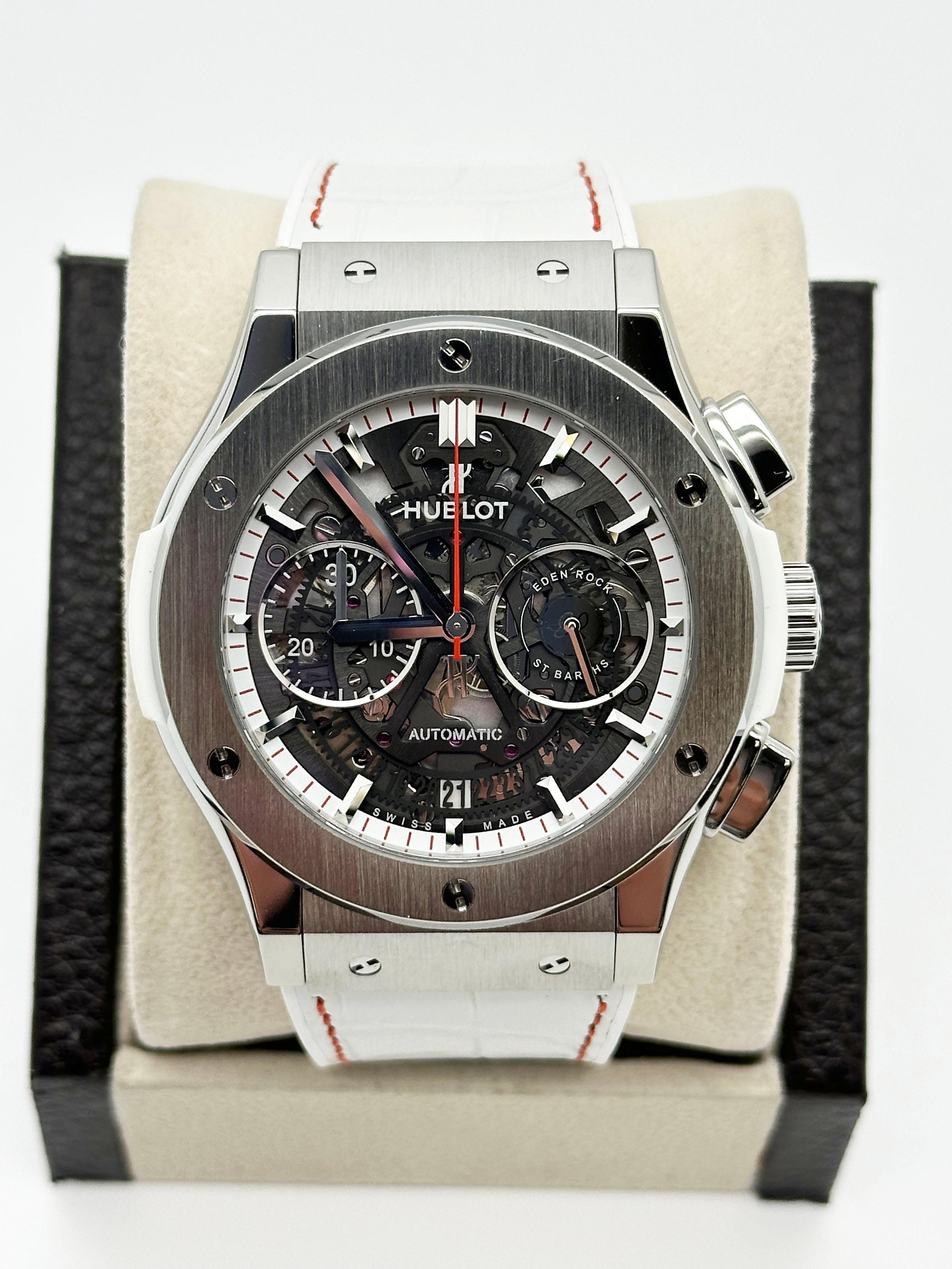 Hublot 525.NE.0123.LR.ERS19 45mm Classic Fusion Aerofusion Eden Rock Box Papier 1