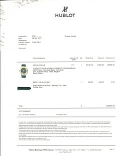 Hublot 525.OX.0180.LR Classic Fusion Aerofusion Chronograph 45mm 18K Rose Gold