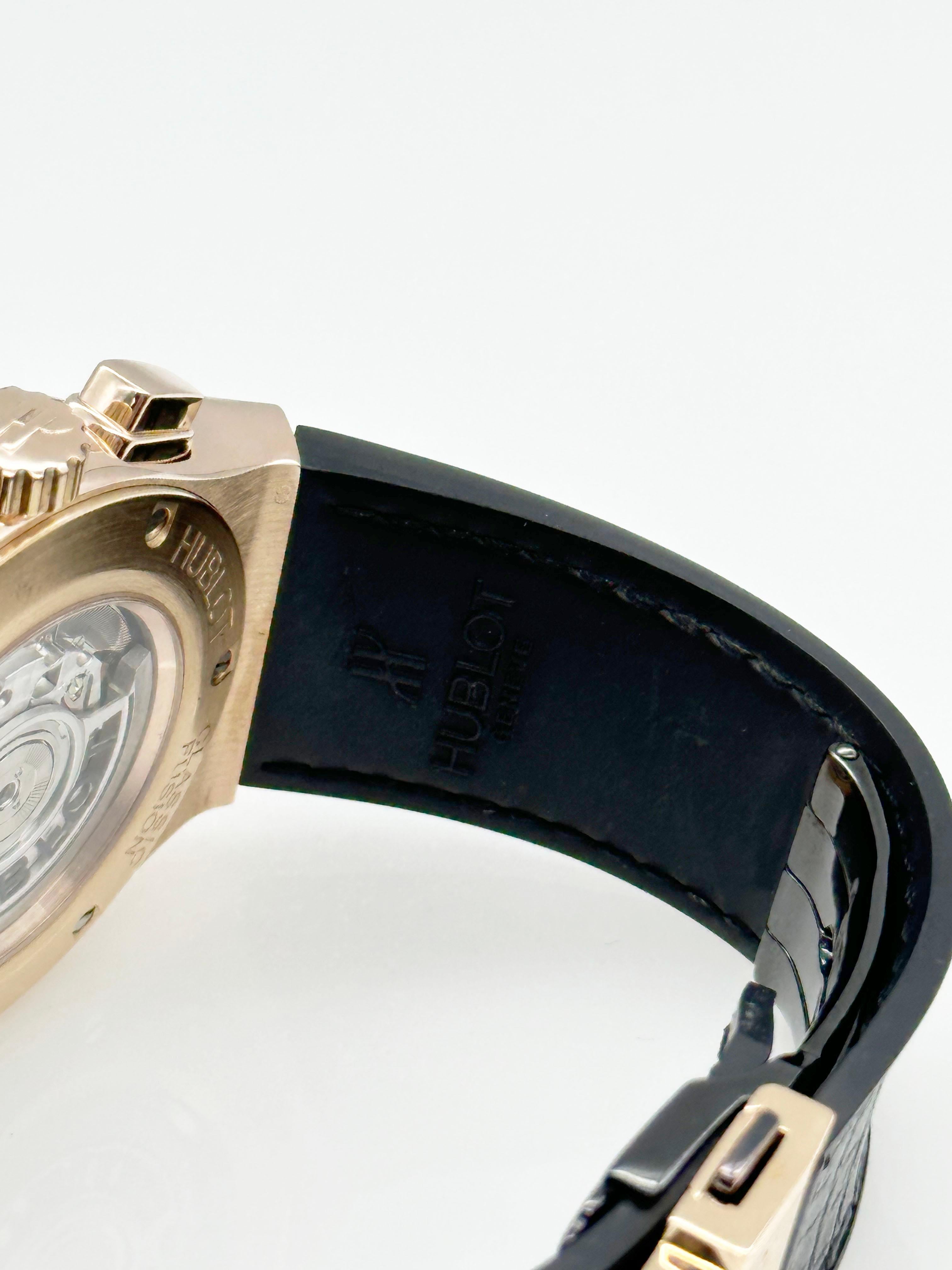 Hublot 525.OX.0180.LR Classic Fusion Aerofusion Chronograph 45mm 18K Rose Gold For Sale 2