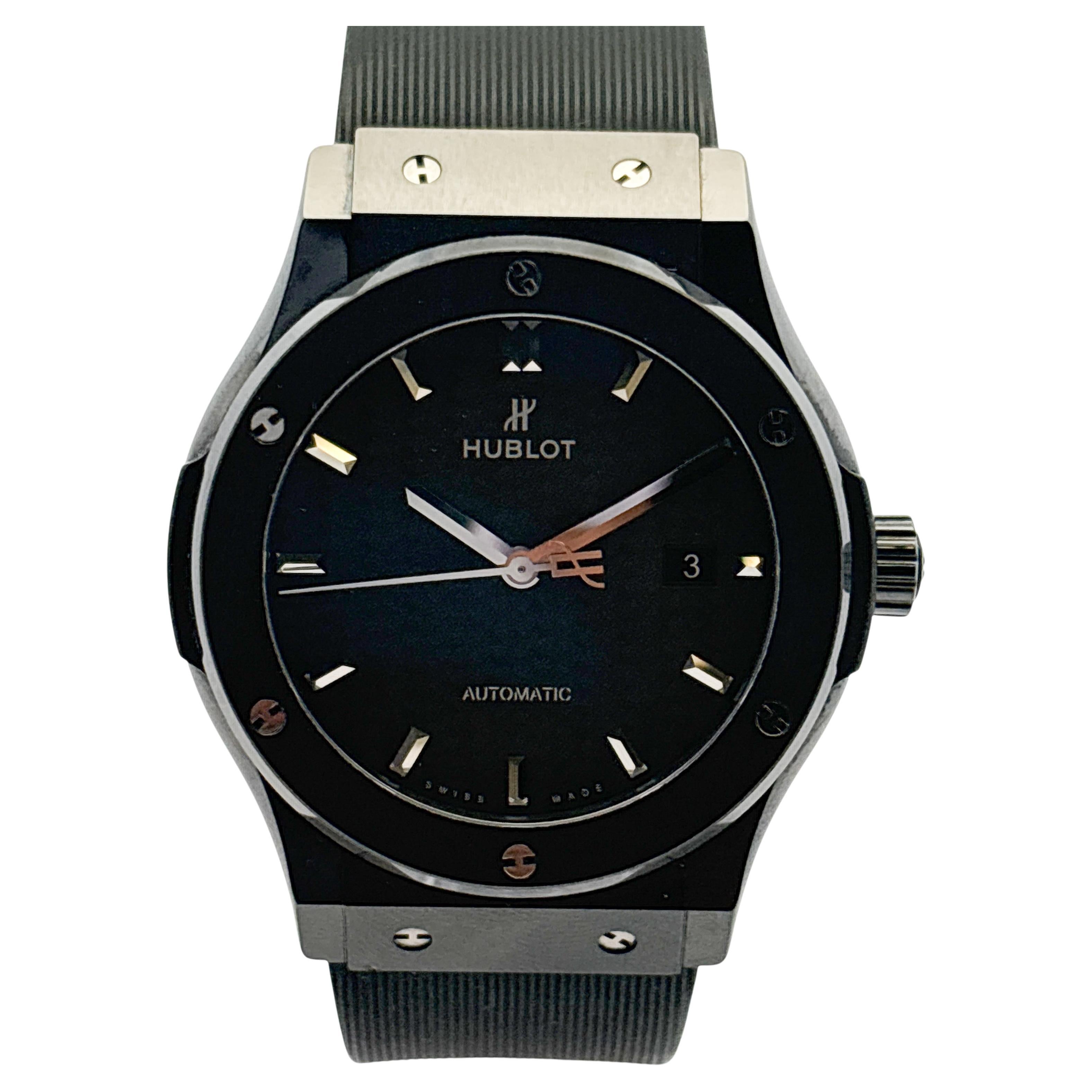 Montre Hublot 565.CM.1771.RX Classic Fusion Black Magic 38mm Black Carbon