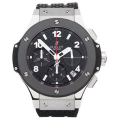 Used Hublot Big Bang 0 301.SB.131.RX Men's Stainless Steel Carbon Chronograph Watch