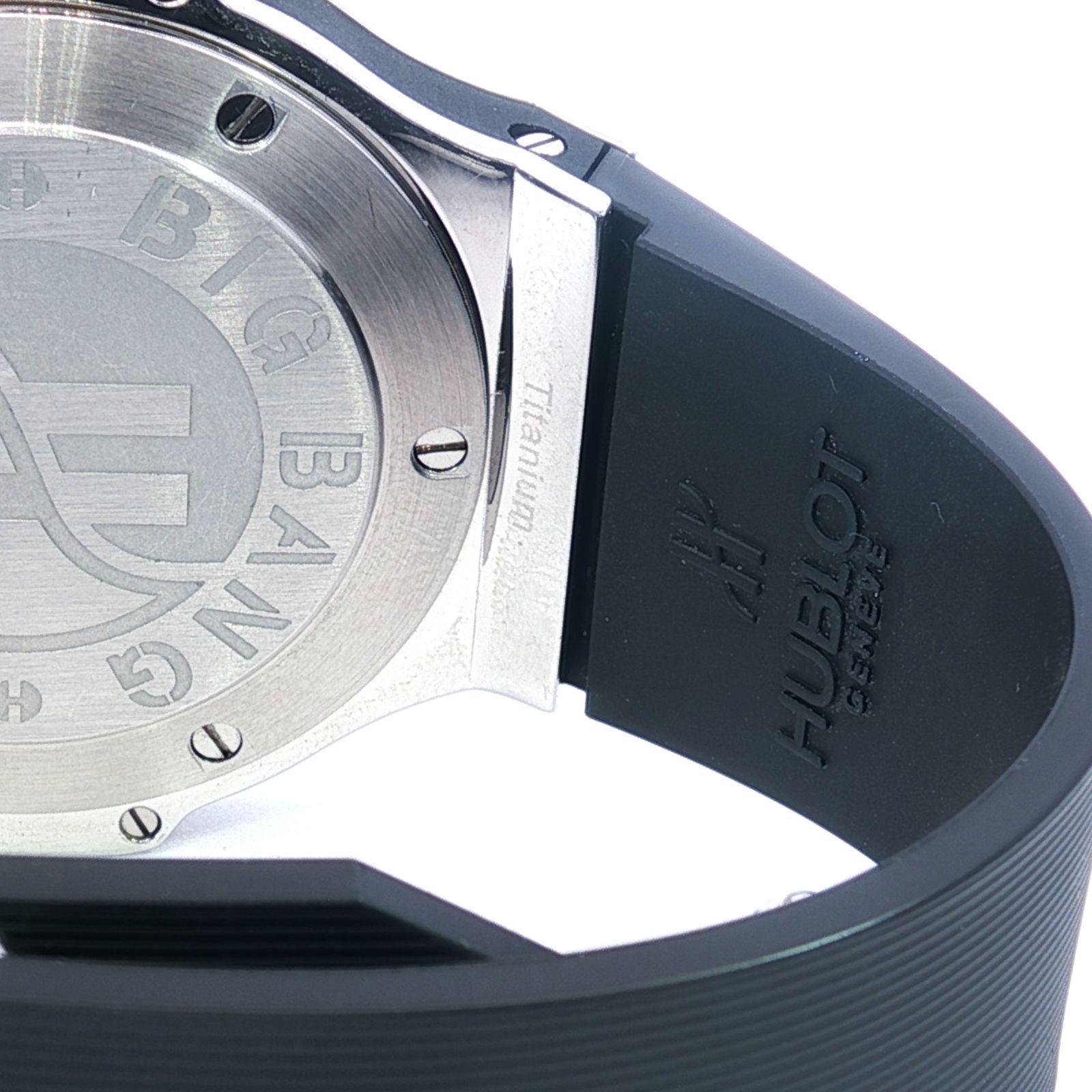 Hublot Big Bang 38mm Acero Bisel Diamante Cuarzo Caucho Correa en venta 10