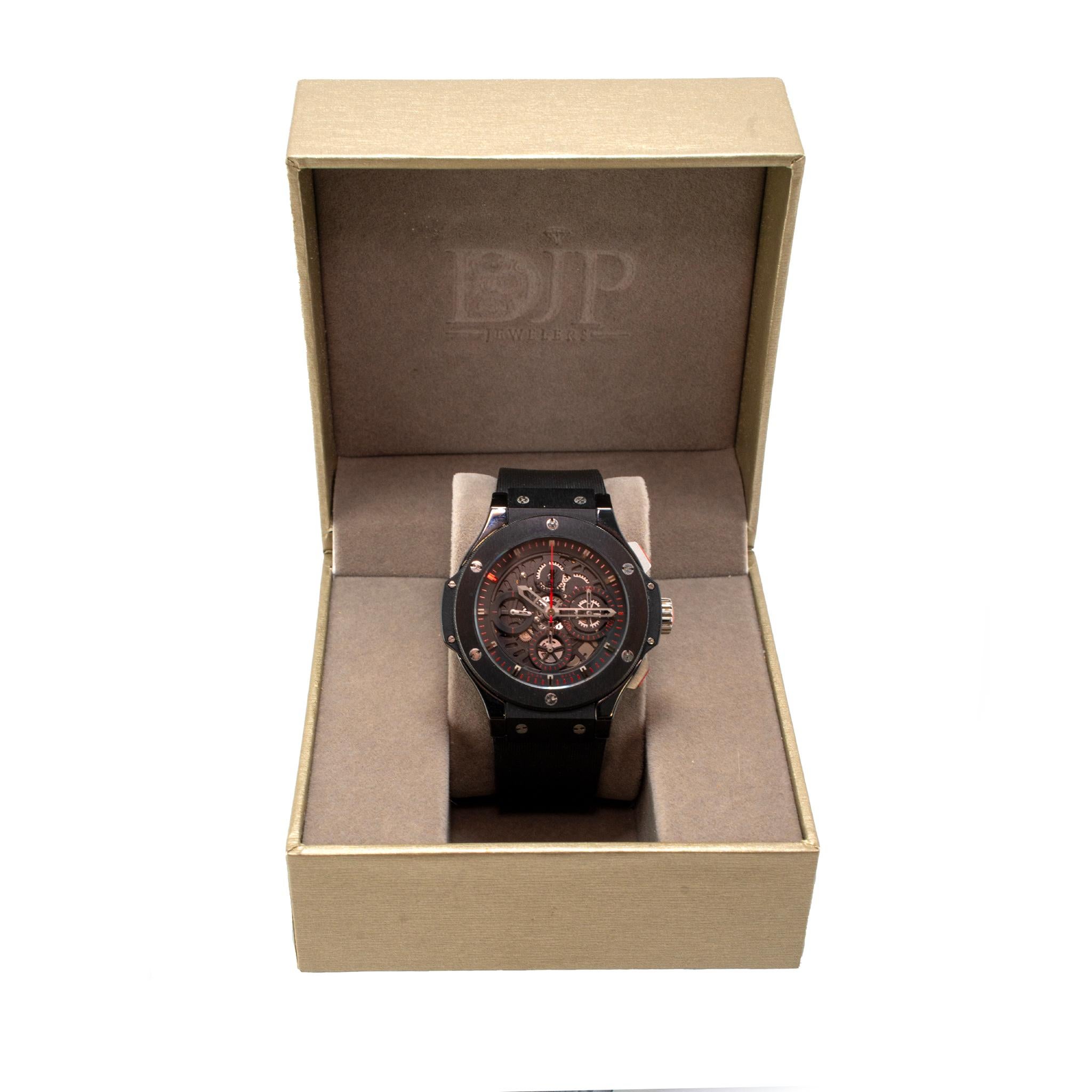 Hublot Big Bang Aeros 44MM 310cm1130rxemw08 Orologio scheletrato in edizione limitata in vendita 4