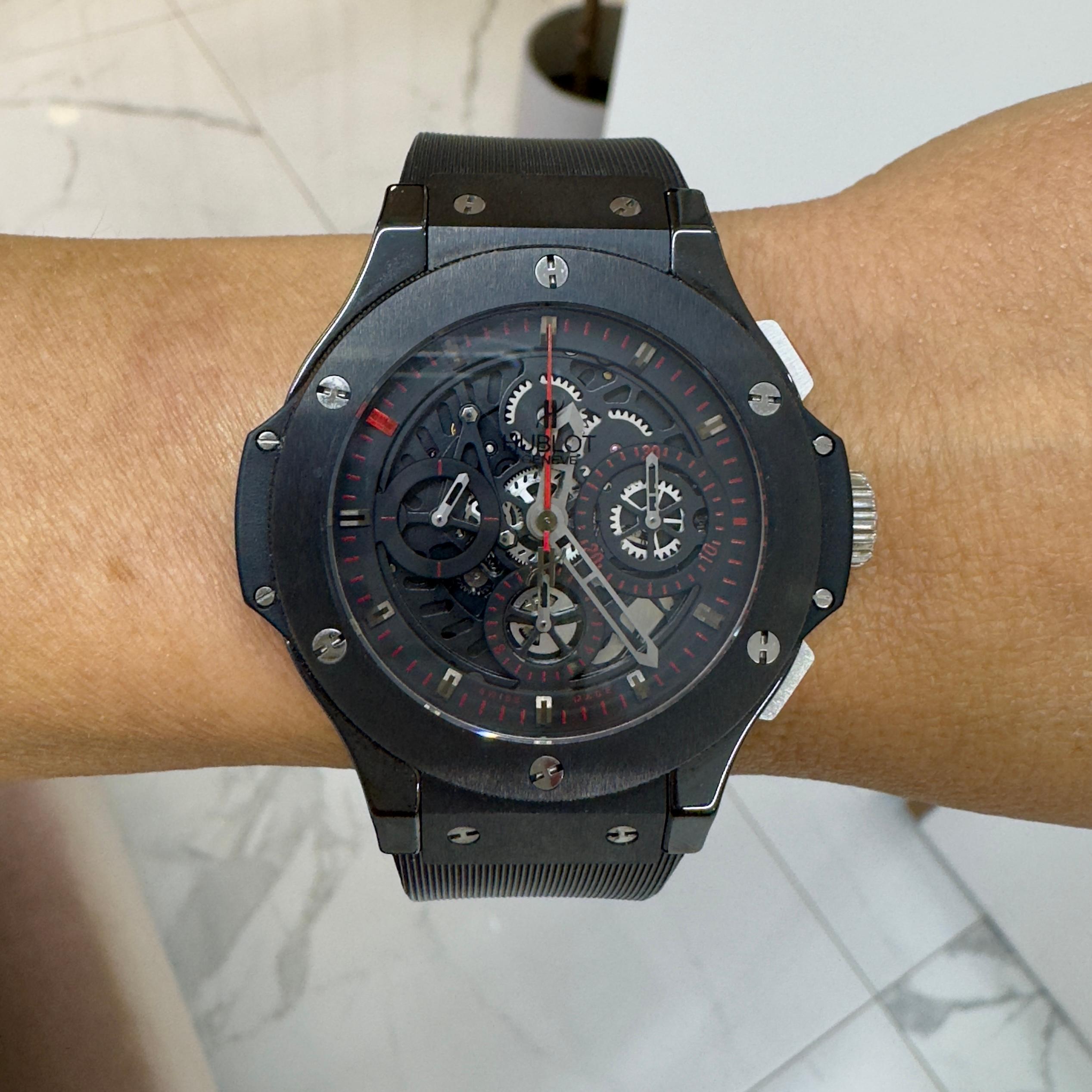 Hublot Big Bang Aeros 44MM 310cm1130rxemw08 Orologio scheletrato in edizione limitata in vendita 5