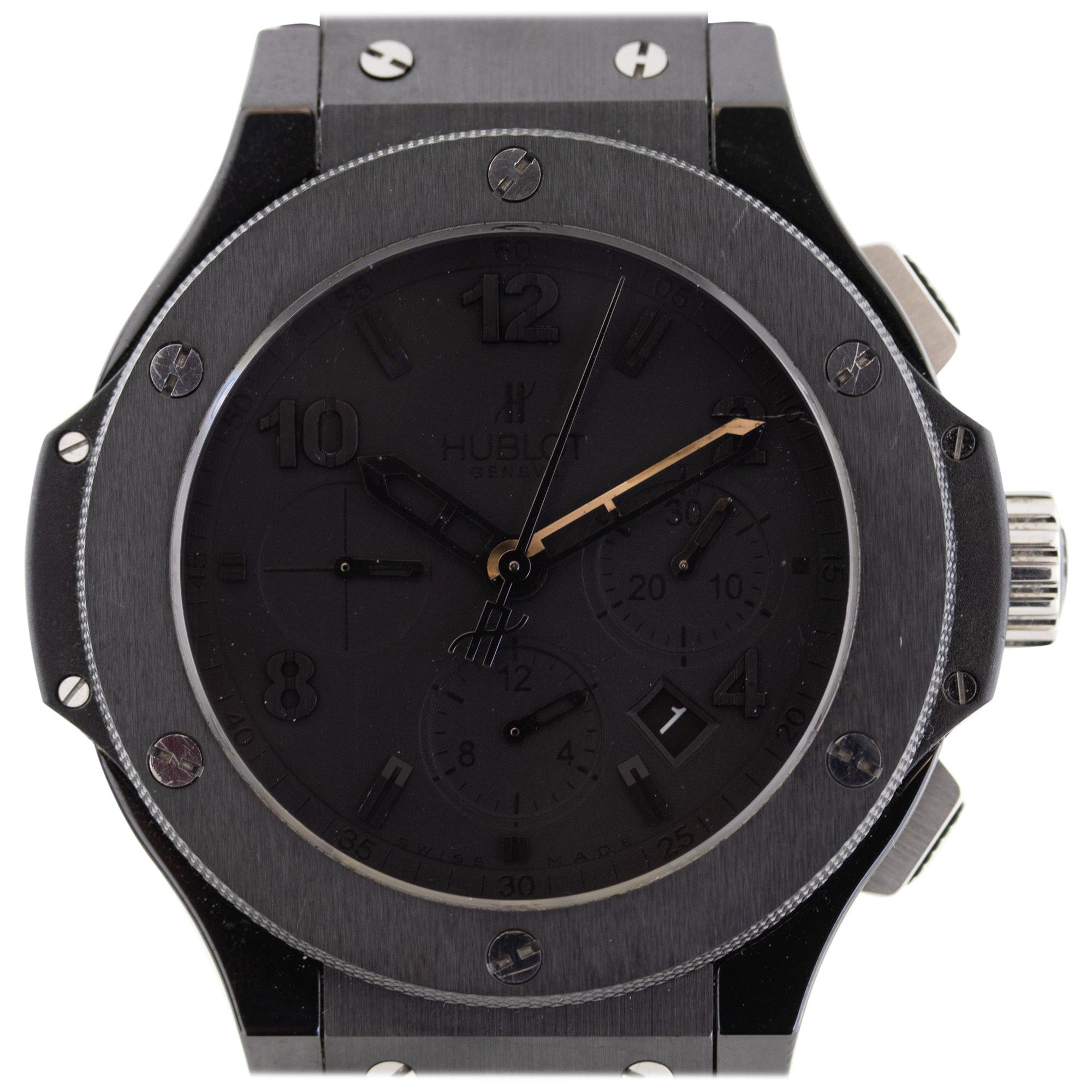 Hublot Big Bang All Black Chronograph Limited Edition Watch
