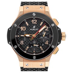 Hublot Big Bang Black 301.PB.131.RX Rose Gold with Black Rubber Watch