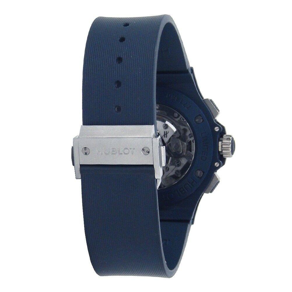 Hublot Big Bang Blue PVD Ceramic Automatic Chronograph Men's Watch 301.EI.5190RB For Sale 1