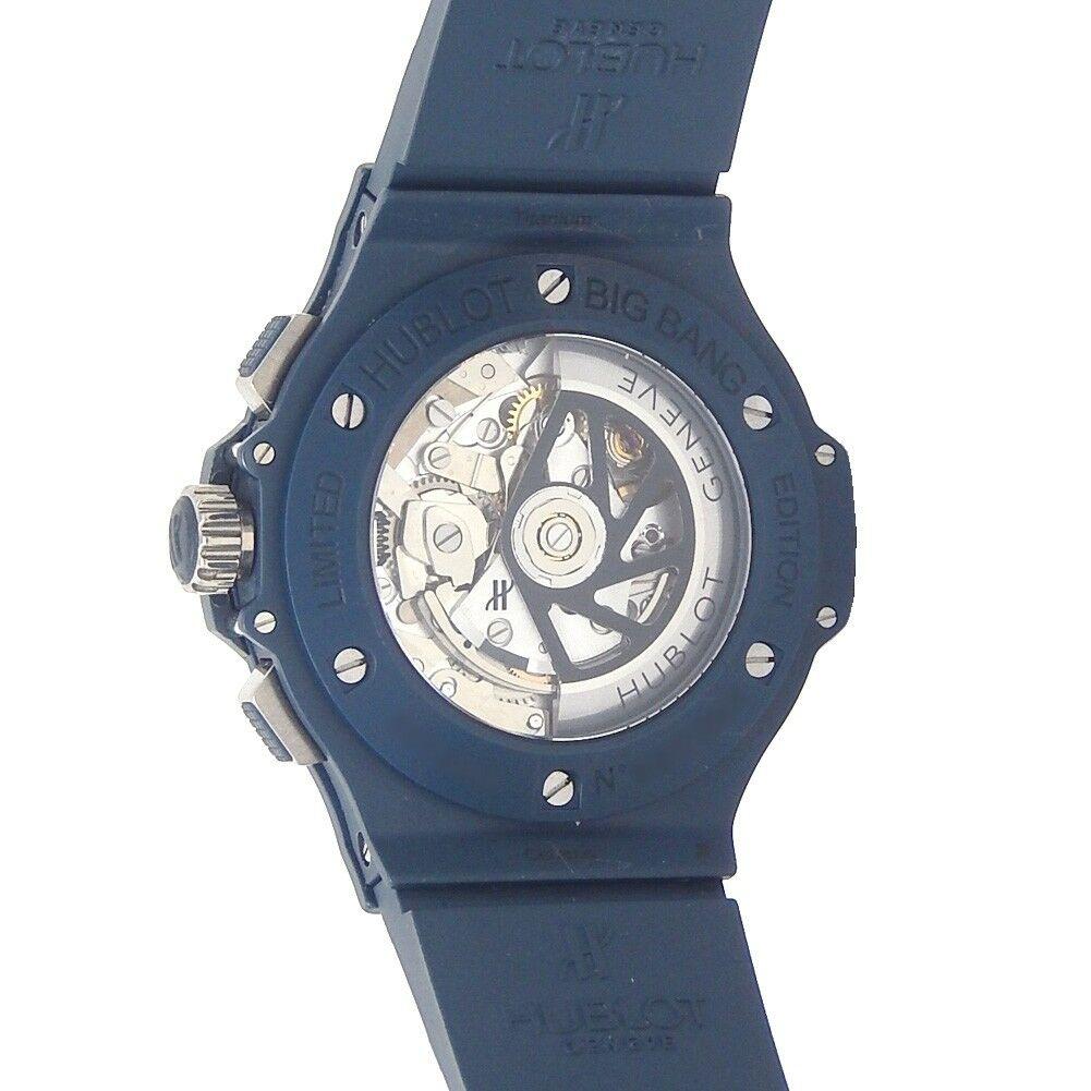 Hublot Big Bang Blue PVD Ceramic Automatic Chronograph Men's Watch 301.EI.5190RB For Sale 2