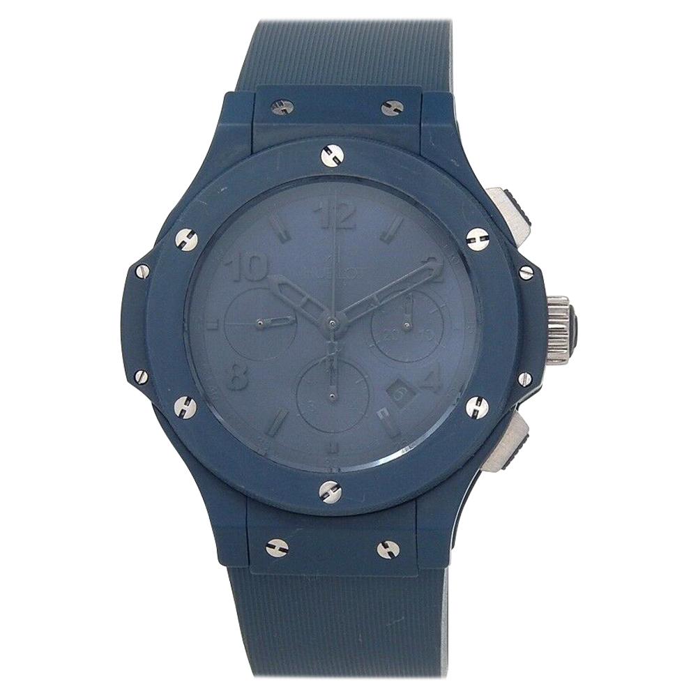 Hublot Big Bang Blue PVD Ceramic Automatic Chronograph Men's Watch 301.EI.5190RB For Sale