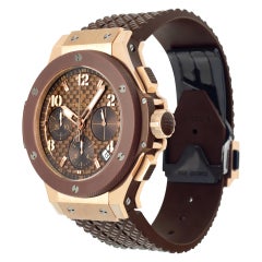 Reloj de pulsera Hublot Big Bang Cappuccino Cronógrafo con Fecha Ref 341.PC.1007.RX