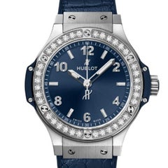 Hublot Big Bang Chronograph 38mm Steel Blue Dial Watch 361.SX.7170.LR.1204