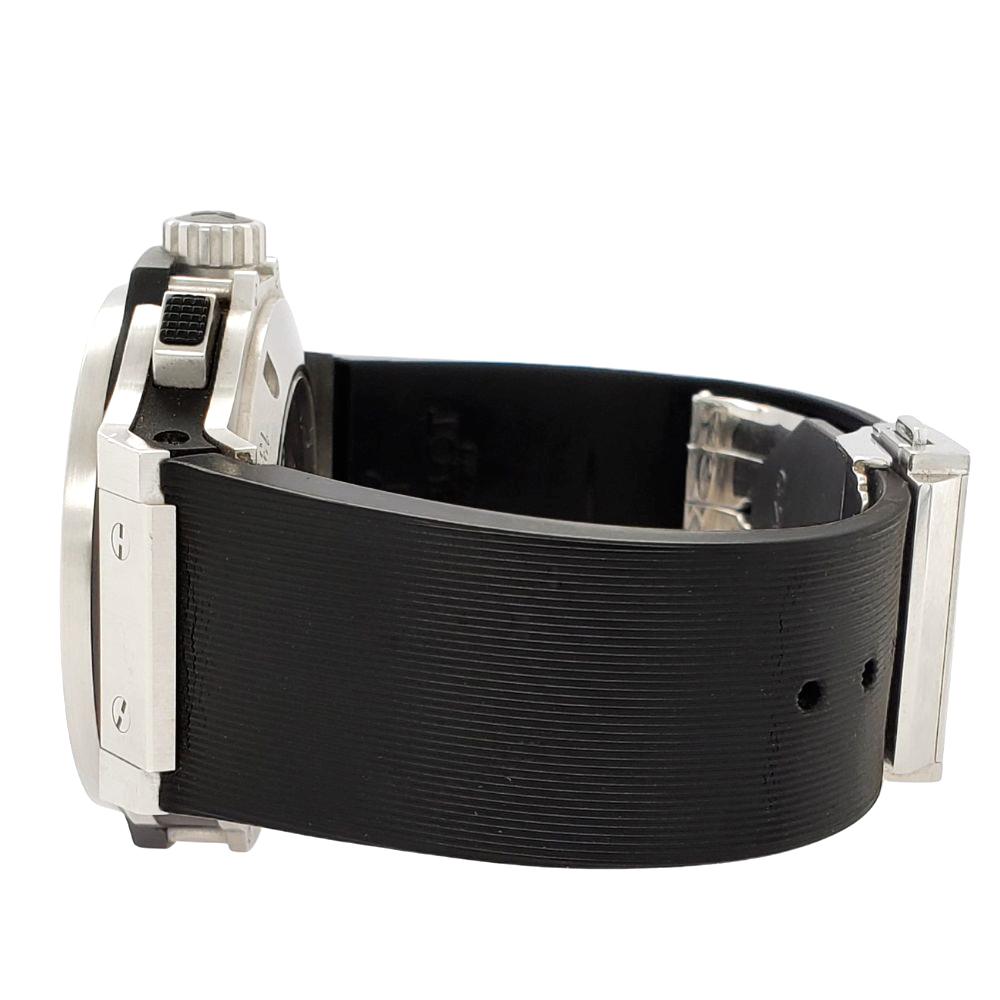 Modern Hublot Big Bang Chronograph 44mm Black Dial/Rubber Strap Watch 301.SX.1170.RX For Sale