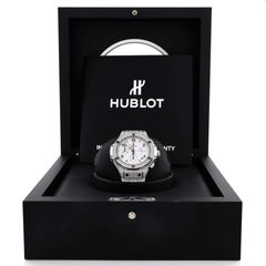 Hublot Big Bang Chronograph Automatic Watch Stainless Steel and Rubber