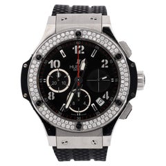 Hublot Big Bang Chronograph Automatic Watch Stainless Steel and Rubber