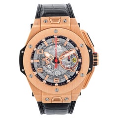 Hublot Big Bang Ferrari Or Rose 18k Edition Limitée Montre Chronographe Homme