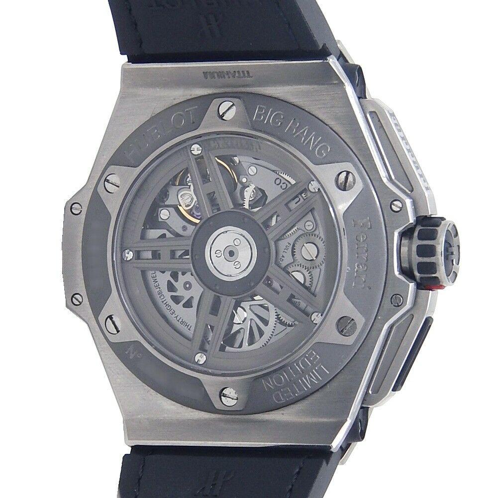 Hublot Big Bang Ferrari Skeleton Titanium Automatic Men's Watch 401.NX.0123.GR C For Sale 1