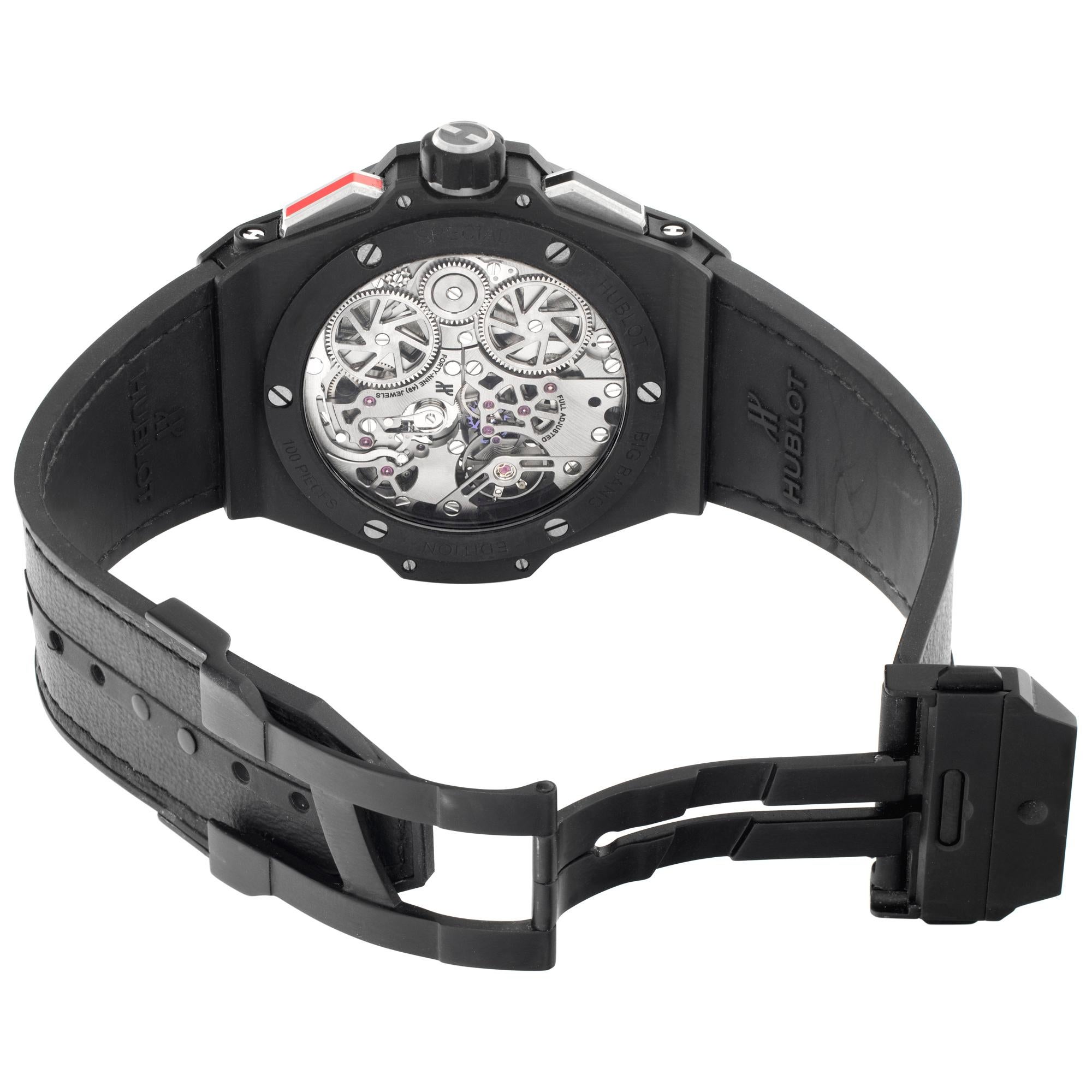 Men's Hublot Big Bang GMT Yoshida – Limited Edition Wristwatch Ref 403.QU.0120.VR.YOS