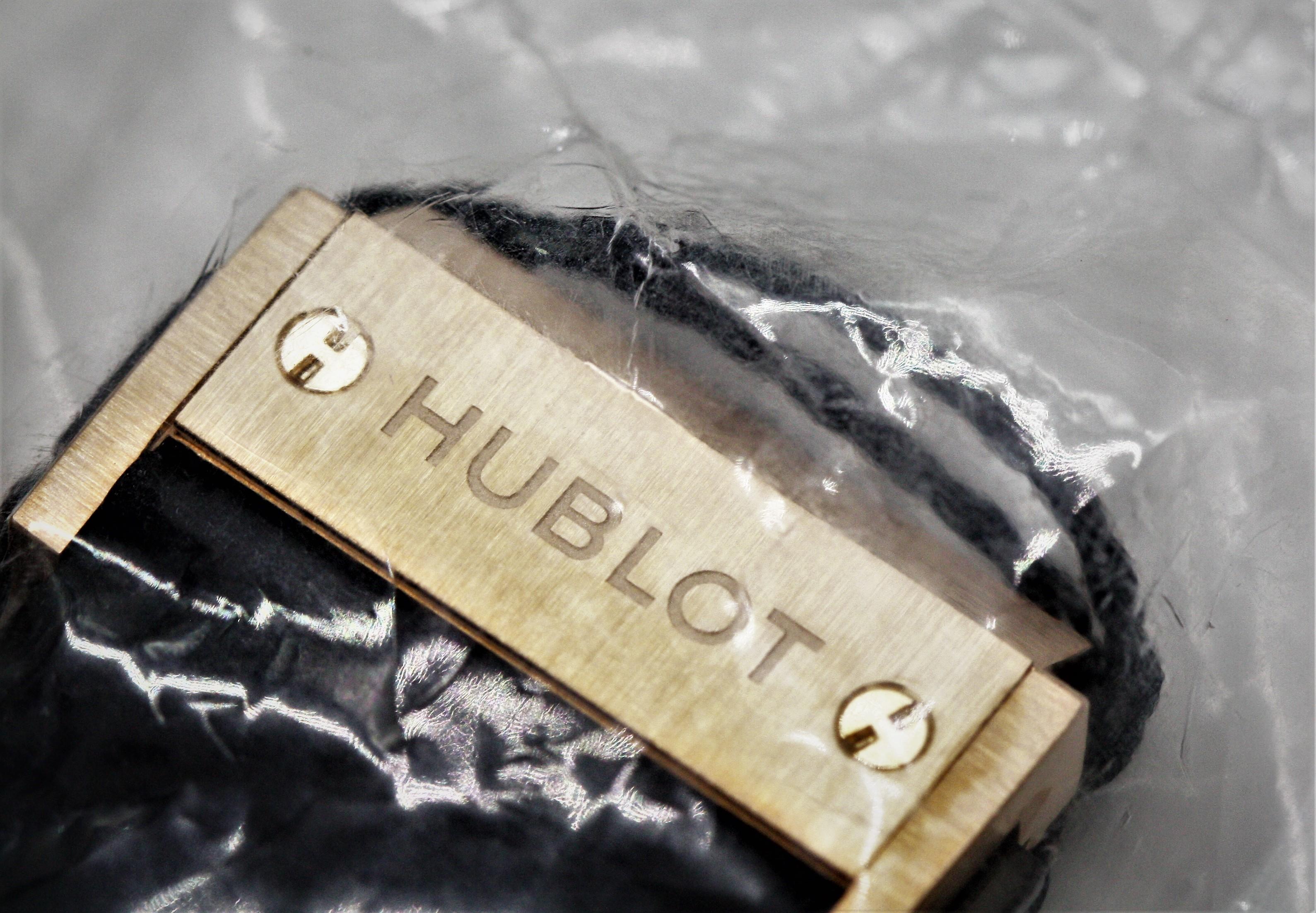 Hublot Big Bang King Black Dial 18 Karat Gold Ceramic Case Rubber Men's Watch For Sale 3