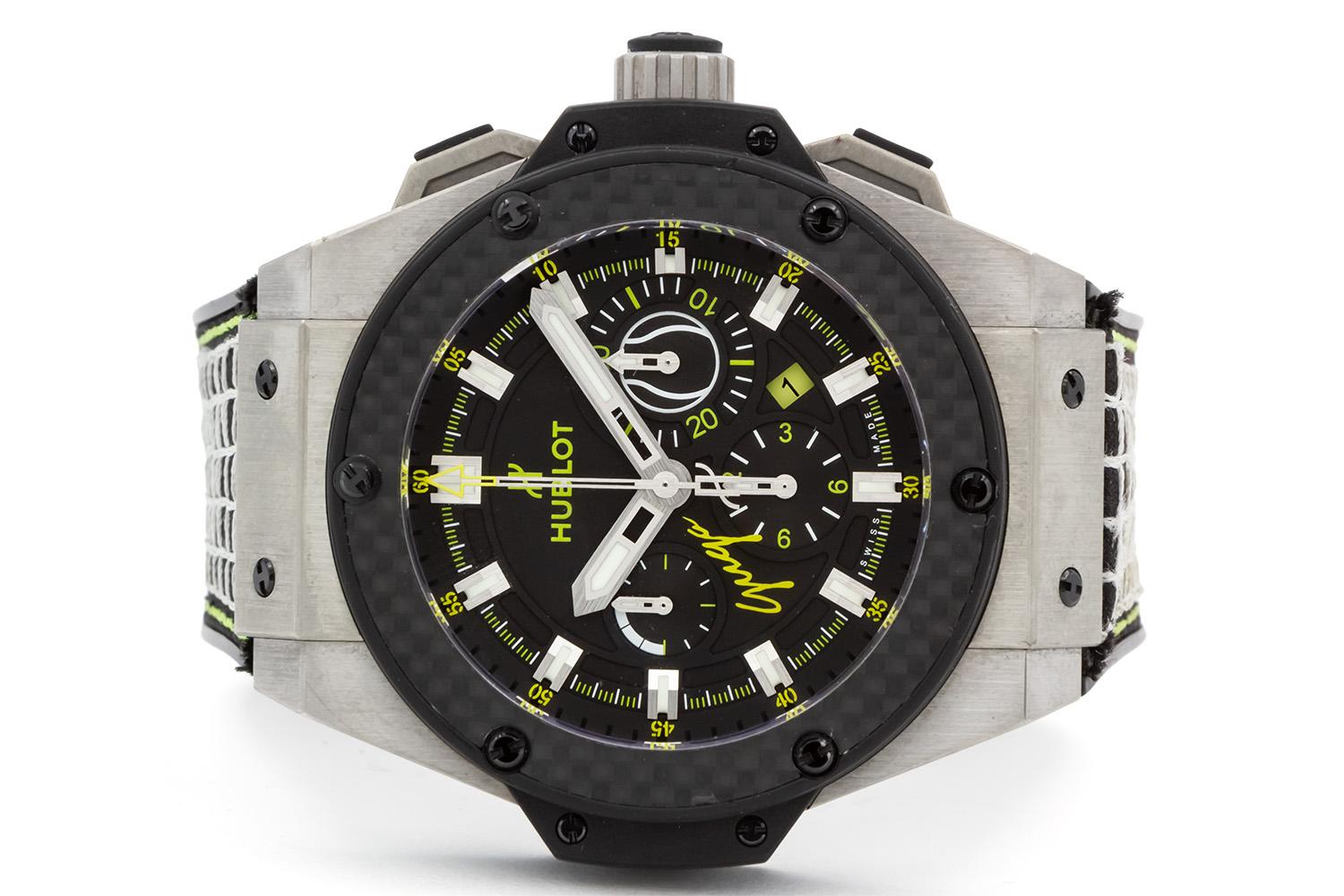 We are pleased to offer this Hublot Limited Edition Guga Big Bang King Power Chronograph Automatic Watch with Box & Papers. The 